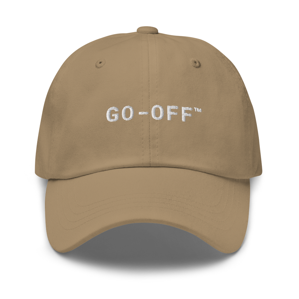 GO-OFF™ Dad Hat (WHT-EMB)