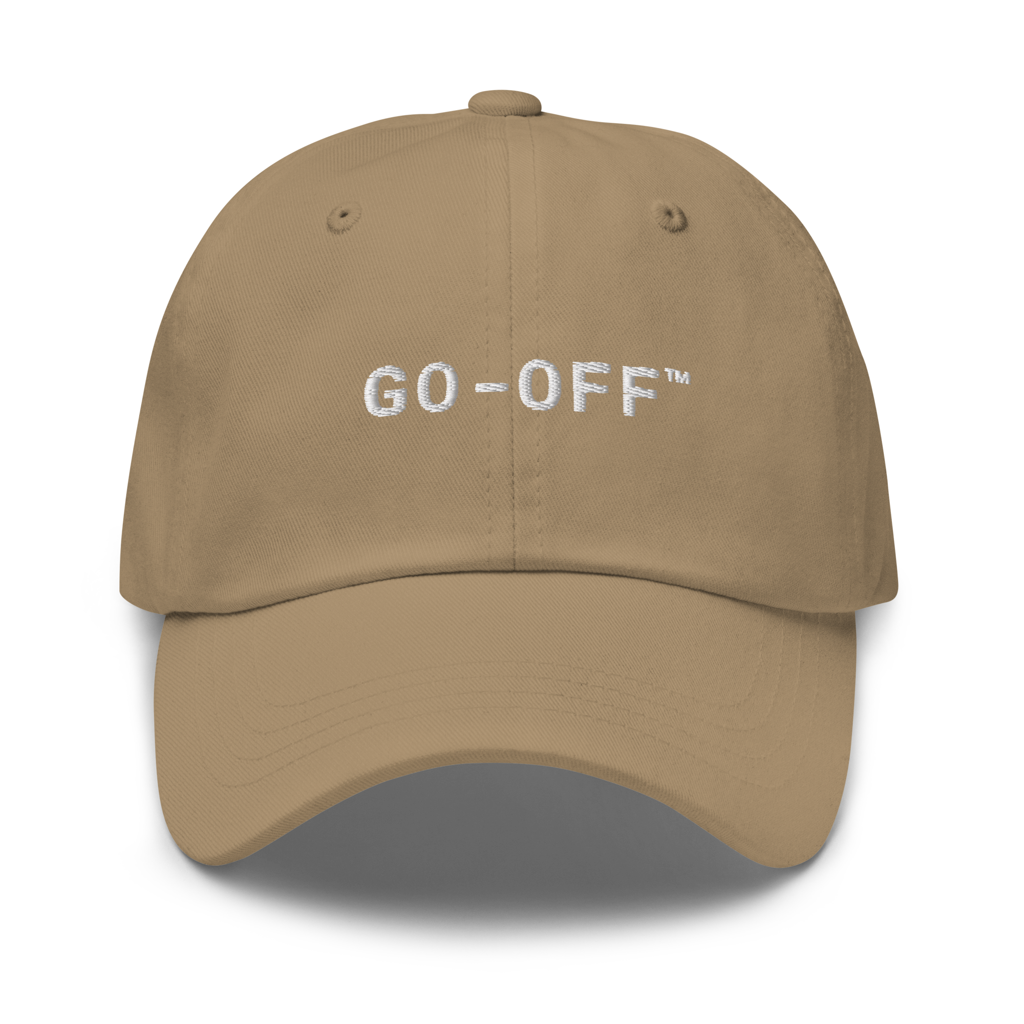 GO-OFF™ Dad Hat (WHT-EMB)