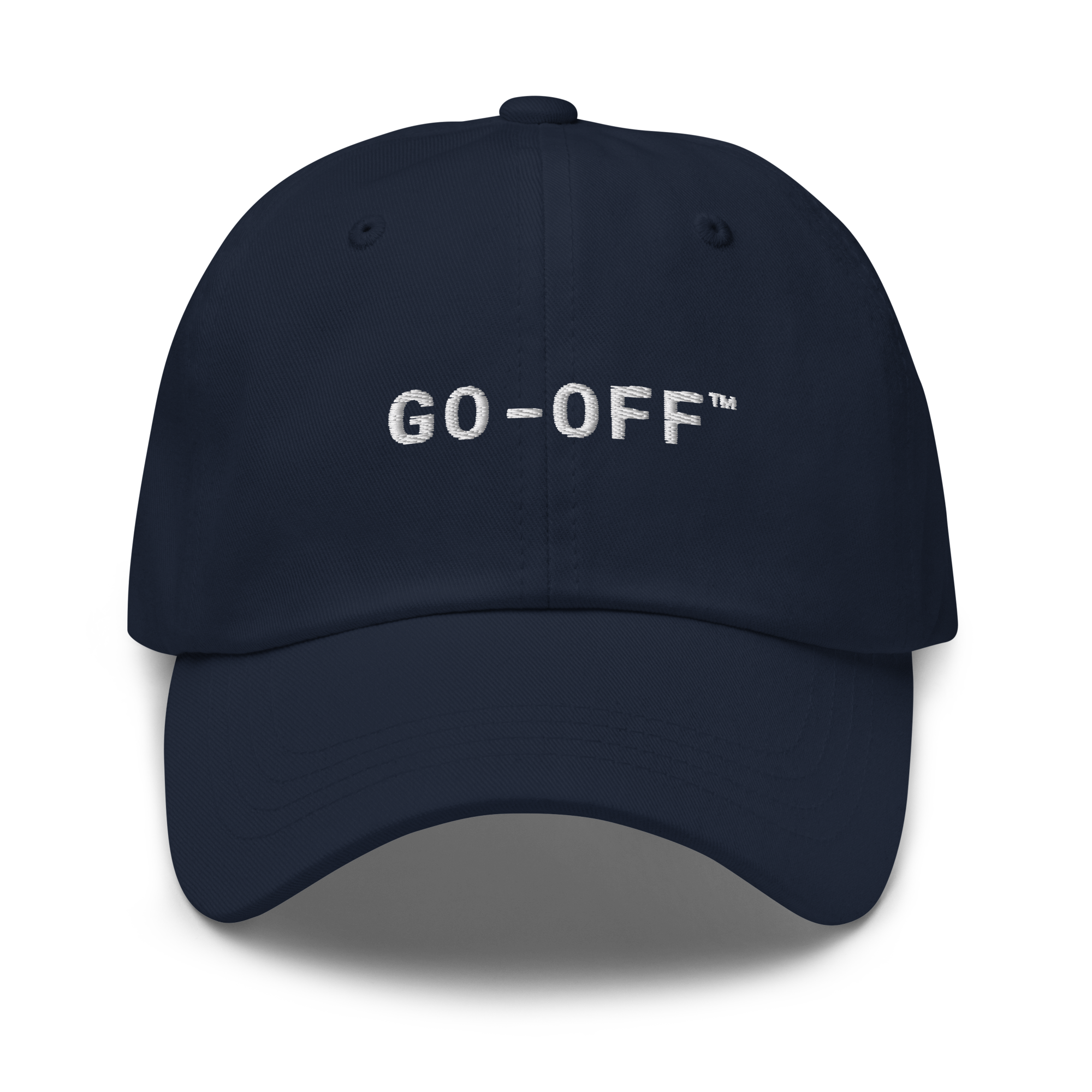 GO-OFF™ Dad Hat (WHT-EMB)